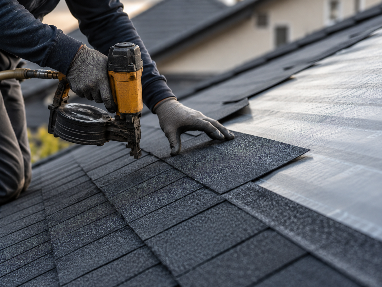 Roof restoration work on Gold Coast residential property